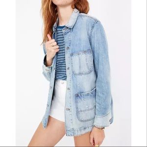 🧥Madewell Denim Chore Coat in Archer Wash